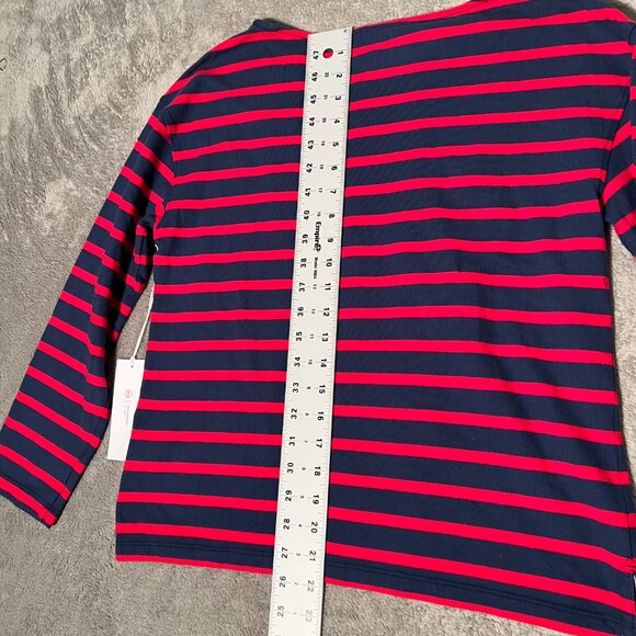 AG Adriano Goldschmied women's top S striped boat neck new with tag - Picture 8 of 11